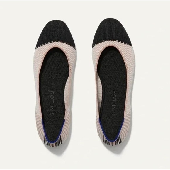 Rothy's Shoes - Rothy's The Square Tuxedo Flats Womens 11 Minimalist Knit Workwear Travel Shoes